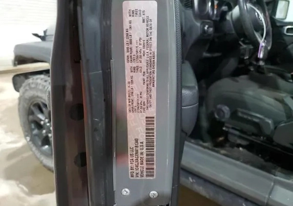 Jeep Wrangler cena 99000 przebieg: 38915, rok produkcji 2022 z Włocławek małe 79